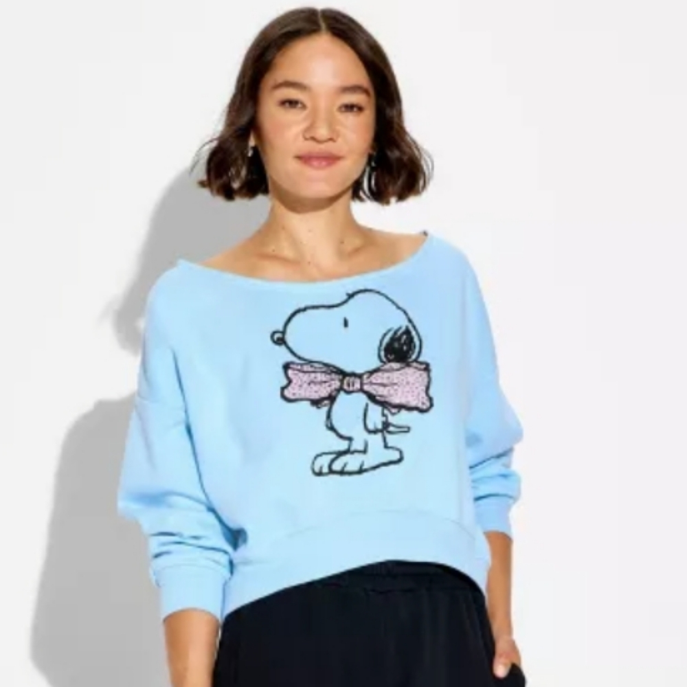 Peanuts graphic snoopy bow Sweater - Picture 2 of 5